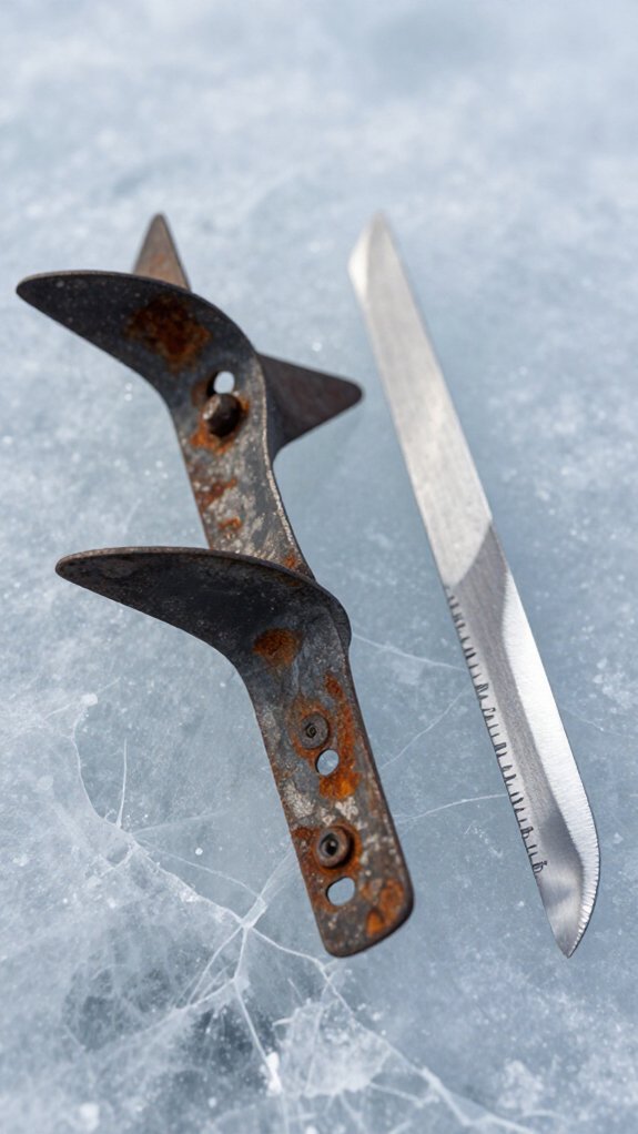 replace blades when damaged