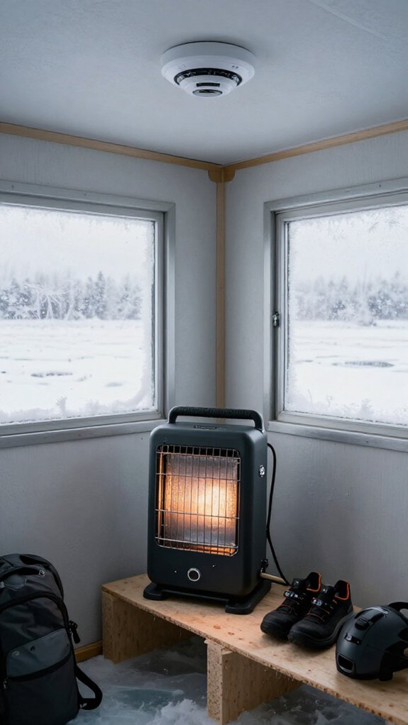 safe heater and detector placement