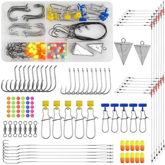 Saltwater Gear Surf Fishing Tackle Kit Fish Finder Rigs Pompano Rigs