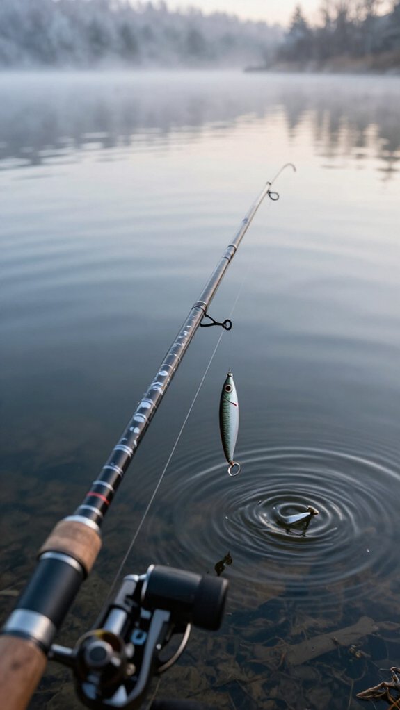 sensitive winter bass setup