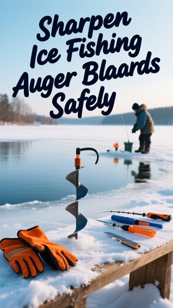 How to Sharpen Ice Fishing Auger Blades Safely