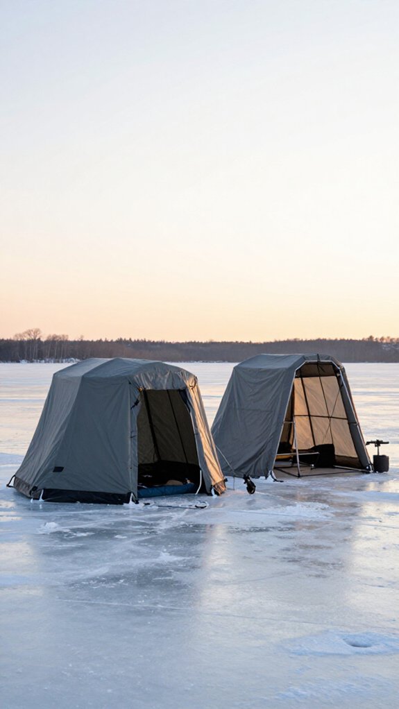 shelter choice matches fishing style