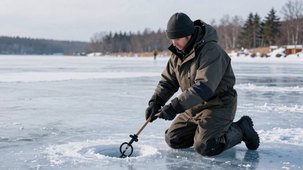 silent ice fishing equipment