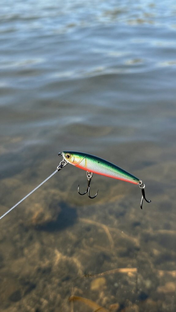thin leader improves fishing