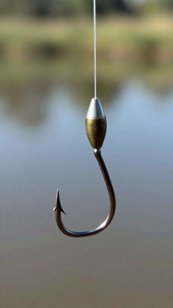 threaded weight weedless hook