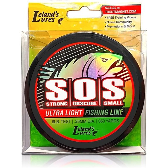 Trout Magnet S.O.S. Fishing Line 2lb Test 350 Yard