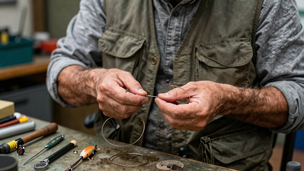 twisting wire for lures