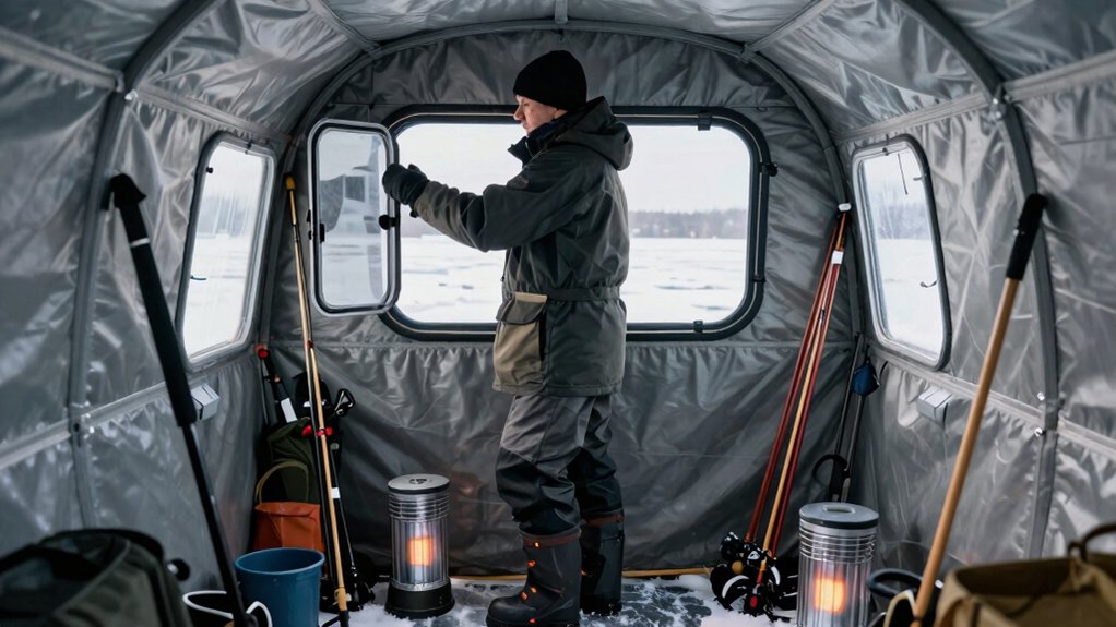two person ice shelter selection