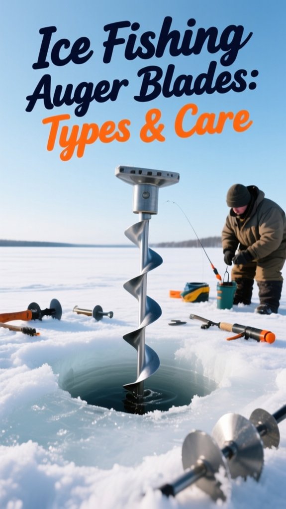 Ice Fishing Auger Blades Explained: Types and Care