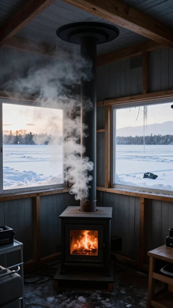 ventilate to prevent carbon monoxide