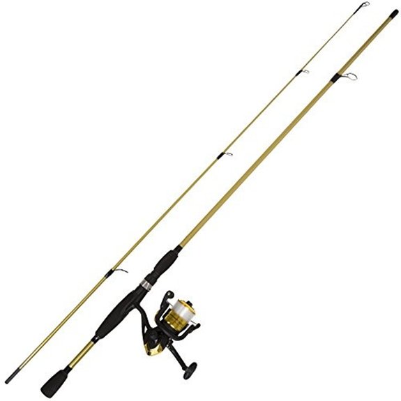 Wakeman Strike Series Fishing Rod and Reel Combo Gold 6.5ft